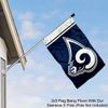 WinCraft LA Rams 2x3 Feet Small Flag