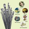 23 PCS Set Paintbrush, Professional Assorted Shape Soft Hair Bristle Art Brushes, All Purpose Artist Paint Brushes for Premium Adult Detail, Gouache, Acrylic, Oil Painting or Beginner