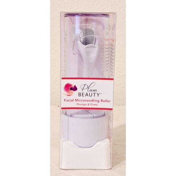 Plum Beauty Facial Microneedle Roller - Plumps & Firms