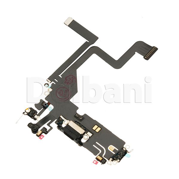 OEM Charging Port Charger Dock Mic Flex Cable For iPhone 14 Pro Black