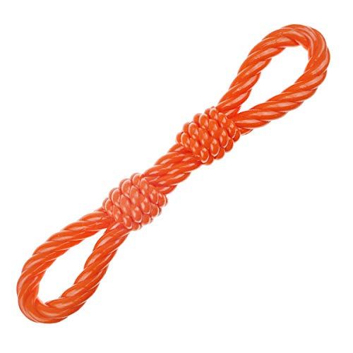 212 Main TPR Double Knot Fist Tug Dog Toy, Orange