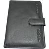 benerini Soft Leather Passport Holder Cover - Black