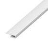 10 x White Start/J Trim 2.5 Metres for UPVC Plastic Soffit & Cladding Boards
