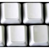 Blank White Keyboard Stickers Label Decal Self-Adheisive for Computer Laptop
