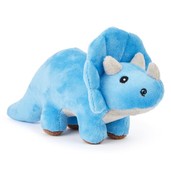 Zappi Co Children's Soft Cuddly Plush Toy Animal - Perfect Perfect Soft Snuggly Playtime Companions for Children (12-15cm /5-6") (Triceratops)