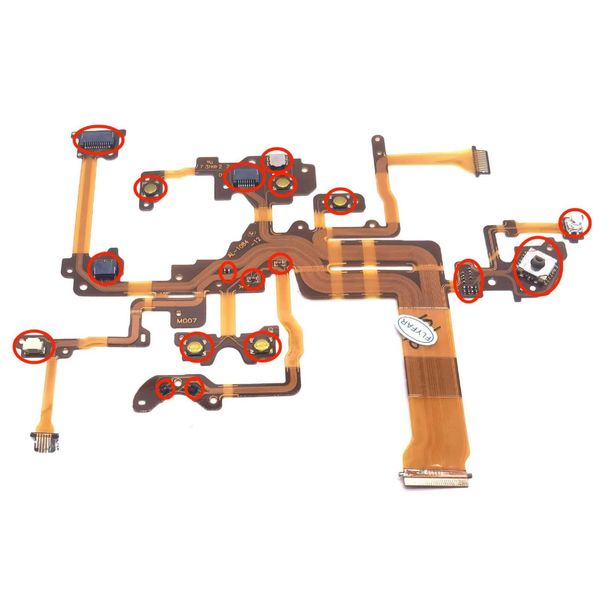 Enhanced Durability Top Cover Mode Dial Turntable Flex Cable for Sony A7M2 A7R2 Camera Repair