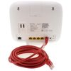 1aTTack.de - 5 x 1.0m Cat7 network cables, Cat.7 Ethernet, Lan & Cat 7 patch cables for maximum internet speed & connects all devices with RJ 45 socket red