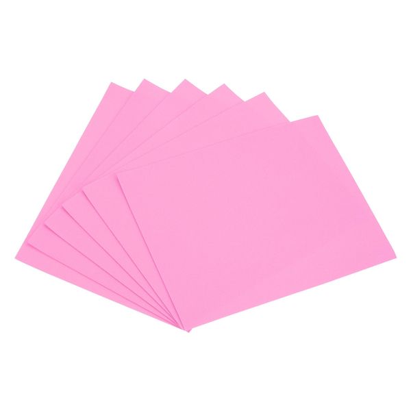 sourcing map Light Pink EVA Foam Sheets 11 x 8 inch 1.7mm Thickness for Crafts DIY Projects, 6 Pcs