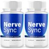 (2 Pack) Nerve Sync Nootropic All Natural Super Brain Supplement 120 Capsules