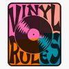 Vinyl Records Rule Pop Art Window Bumper Sticker Decal 5"