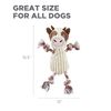 Charming Pet Ranch Roperz Cow Plush Squeaky Dog Toy