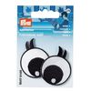 Prym Appliqué Eyes with Lashes in Black / White