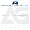 5 Dental Absorbent Cotton Paper Points 2% 200pcs per Pack Fast Drying UDG Lab