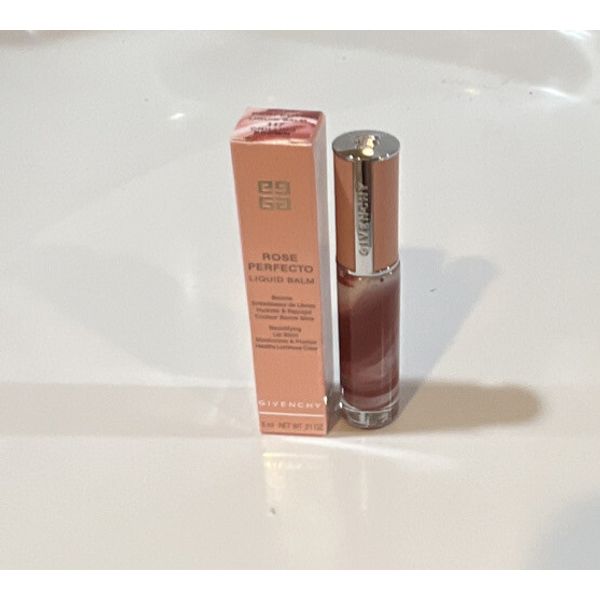 GIVENCHY ROSE PERFECTO LIQUID BALM 117 CHILLING BROWN 6mL.
