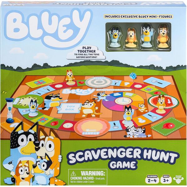 Bluey Scavenger Hunt Game. A Fun Board Game Full of Fun Activities to Perform,