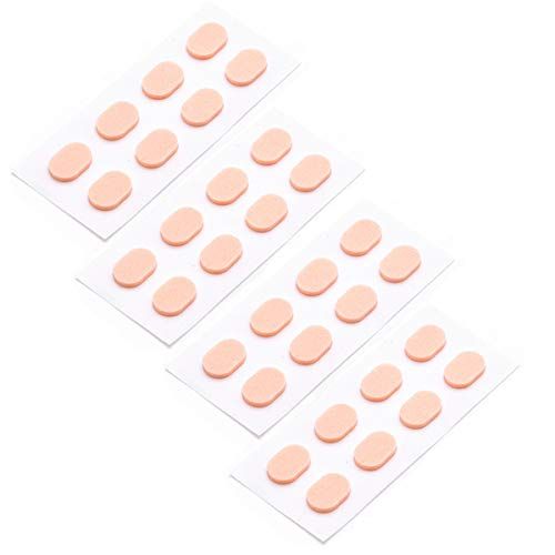 Glasses Nose Pad Sticker, No Trace on the Nose, Puffy, Prevents Glasses from Slipping Off, 16 Pairs, nude