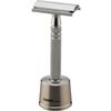 FEATER Special Double-edged All Stainless Steel Leather N, Made in Japan, Includes Dedicated Stand, 2 Replacement Blades, Stainless Steel, Domestic Razor, Premium Razor, Men's Single Item, 1 Piece (x 1)