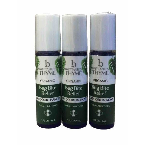 3pk Brittanie’s Thyme Bug Bite Relief Outdoor Harmony 0.3fl Oz(A2)