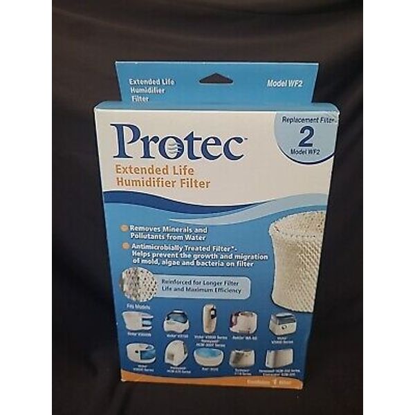 Protec Extended Life Humidifier Filter Replacement Cool Mist Model WF2