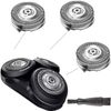 SH50/52 Replacement Heads Fit for Philips Series 5000 Shavers, Electric Razor Replacement Fit for Norelco Shaver Series 5000 (S5xxx), AquaTouch (S5xxx), PowerTouch (PT8xx, PT7xx), 3 Count