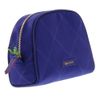 Vera Bradley Preppy Poly Medium Cosmetic Make Up Bag in Violet