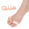 2 Pair New Orthopedic Bunion Corrector 2.0 Toe Separators Elastic Straighteners Spacers (White)