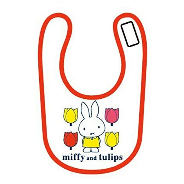 miffy MFBB787 Miffy Baby Bib Tulip White