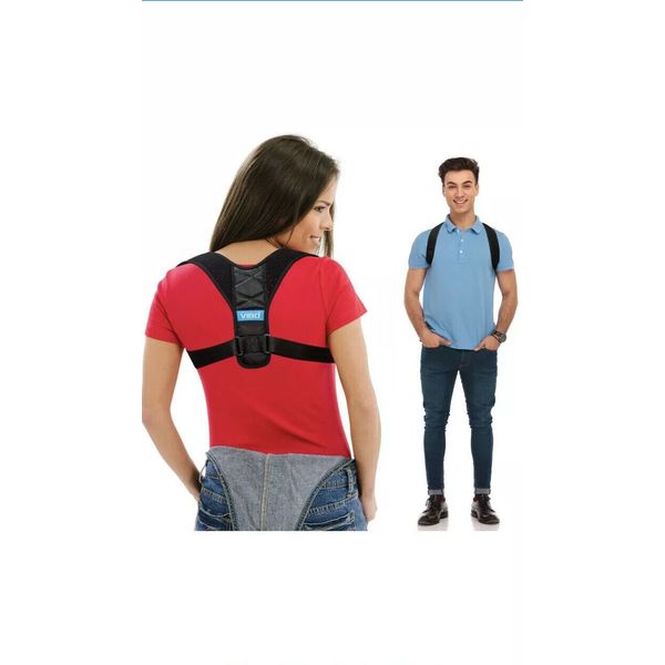 VIBO CARE Posture CorrectorMen and Women - Comfortable Upper Back Straightener
