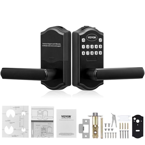 VEVOR Keyless Entry Door Lock Combination Door Lock Electronic Keypad Lever