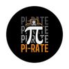 Pi-rate Pirate Whisperer Eye Patch Sailing Ocean Math PopSockets Swappable PopGrip