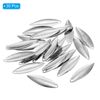 PATIKIL Fishing Bait Blades 1.3 x 0.4 Inch, Pack of 30 Willowleaf Bait Making for DIY Bait, Silver