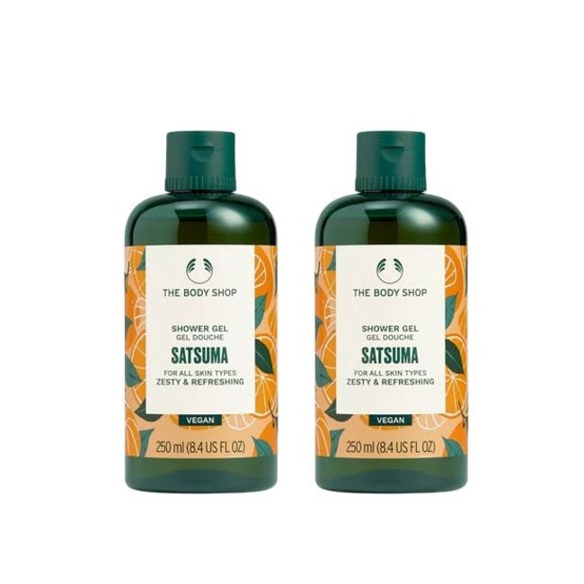 The Body Shop Satsuma Vegan Shower Gel 250ml Twin Pack