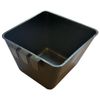 Square 1.2 Quart (2 pcs Black & 2 pcs White) Hanging Feed & Water Cage Cups