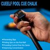 CUEELF Cube Pool Cue Chalk Technology Billiard Pool Stick Chalk with Storage Box Included (Light Green)