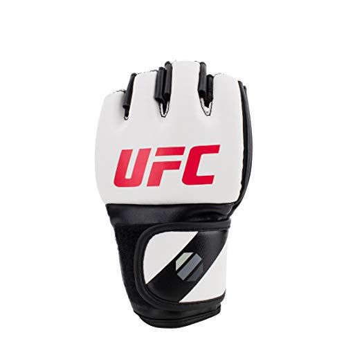 UFC UHK-69143 5OZ MMA Gloves 5oz WHITE WHITE S/M UHK-69143 Open Finger Post Mixed Martial Arts Kickboxing Martial Arts Karate Rysin..
