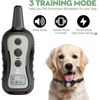 Remote Dog Shock Training Collar Rechargeable Waterproof LCD Pet Trainer 3 Modes
