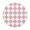 Checkerboard Rose Pink White Checkered Check Pattern Board PopSockets PopGrip: Swappable Grip for Phones & Tablets