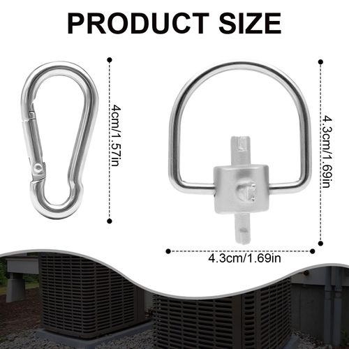 HVAC Tools, Locking Cap Key for Refrigerant Locking Caps, HVAC Locking Cap Tool for Installation and Removal of Locking Caps Used, Essential HVAC Service Hand Tools