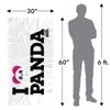 We Bare Bears Heart Panda Officially Licensed Beach Towel 30"x60"