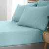 Catherine Lansfield So Soft Easy Iron Super King Fitted Sheet Duck egg Blue