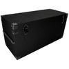 Durable DJ Carpeted Case Removeable Lid Storage Box for 180 LP Vinyl Records