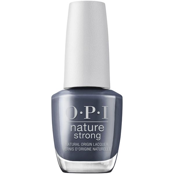 OPI Nature Strong Nail Polish | Quick Dry Vegan Nail Varnish with Long-Lasting Results | Made with Natural Ingredients | Dark Shades | Force of Nailture | 15 ml