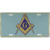 Masonic Emblem Front Novelty License Plate 6x12