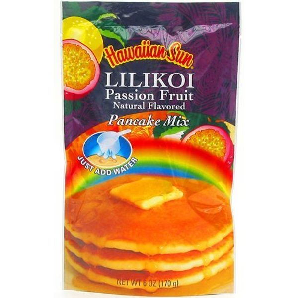 Hawaiian Sun Lilikoi Passion Fruit Pancake Mix 6-ounce by Hawaiian Sun