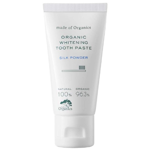 Made of Organics Whitening Toothpaste Silk Powder 25g 25g (x1)