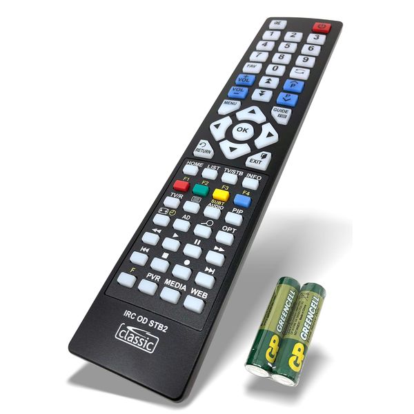 Classic Replacement Remote Control for FTE Maximal MAX T100HD (batteries included)