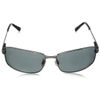 Polaroid Men's P4416 Sunglasses, Silver, 63