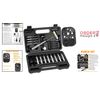 Versatile Mechanical Repair Pin Punch Set with Bench Block and Portable Storage