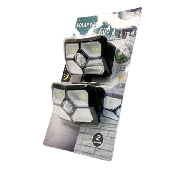 Costco DAiSHiN Solar Wall Light, 2-Piece Set