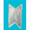 1 X Single White 14 mm - DVD/Blu Ray/CD/Wii Case By Dragon Trading